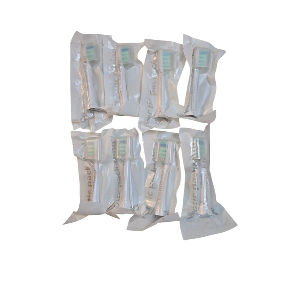 Pisonicleara Replacement Toothbrush Heads 8-pc Compatible w/ALL Sonicare Snap-on